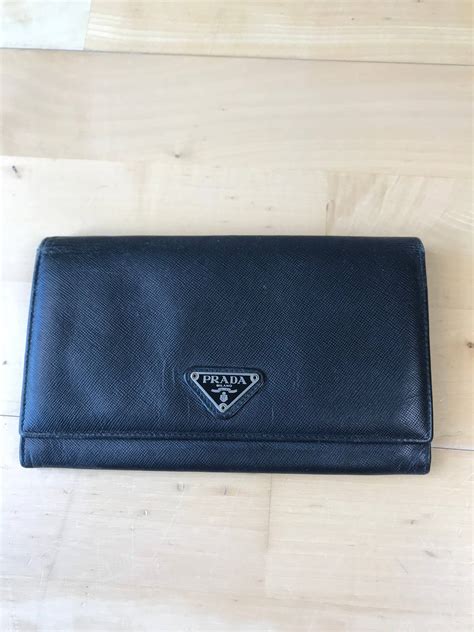 prada zipped|prada bifold wallet.